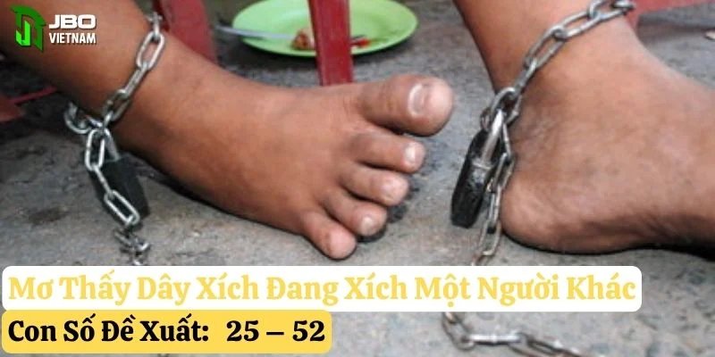 mơ thấy dây xích jbo