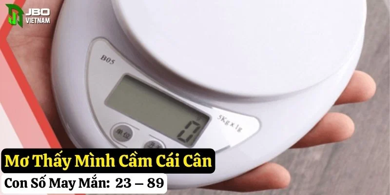 mơ thấy cái cân