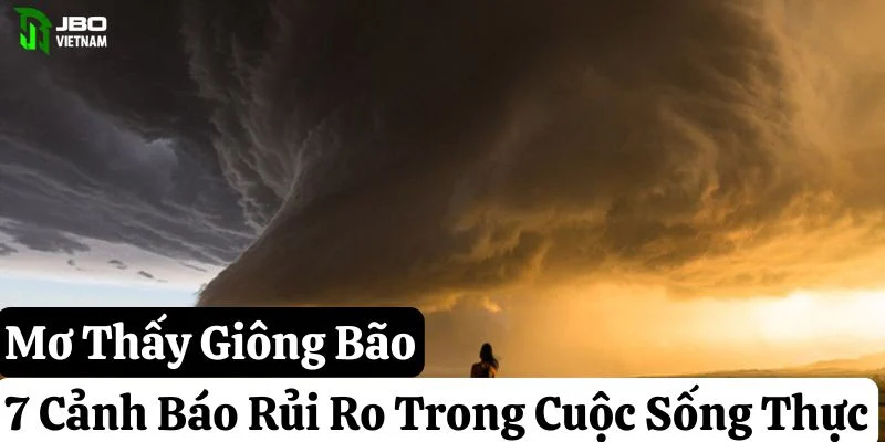 Mơ Thấy Giông Bão: 7 Cảnh Báo Rủi Ro Trong Cuộc Sống Thực