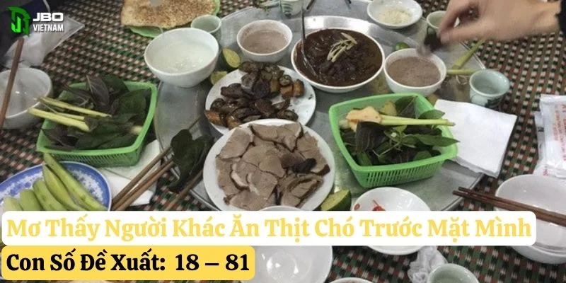 nằm mơ ăn thịt chó