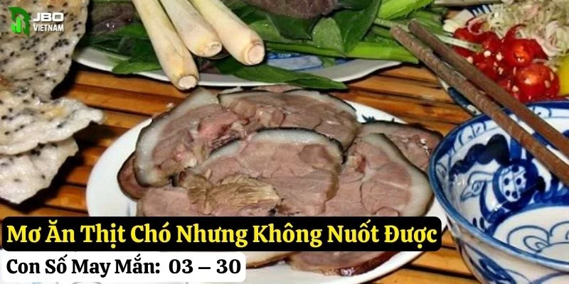 mơ ăn thịt chó