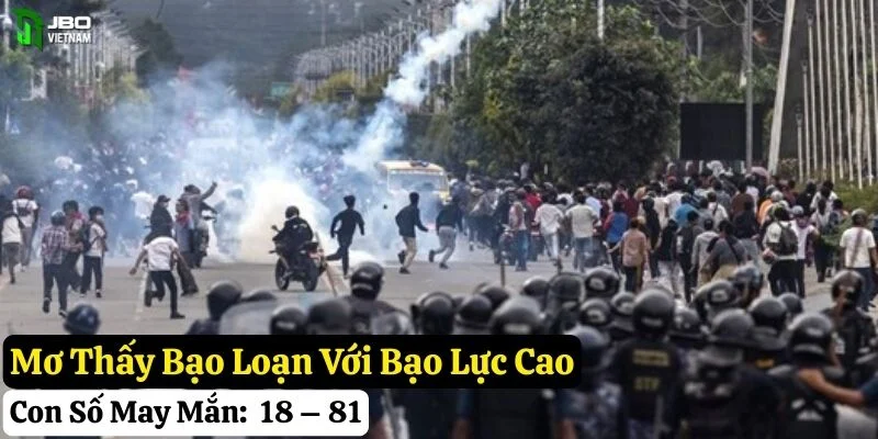 mơ thấy bạo loạn