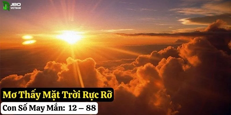 nằm mơ thấy mặt trời