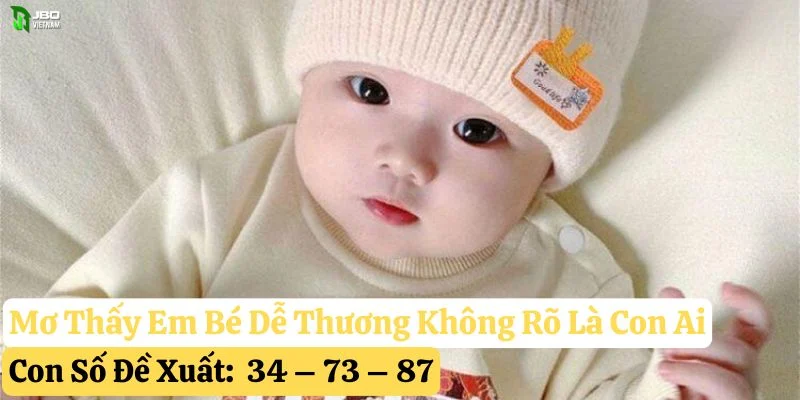 mơ em bé dễ thương