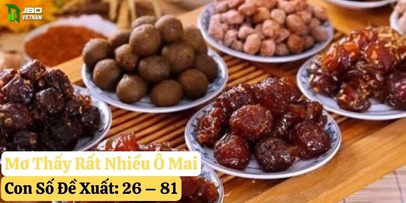 nằm mơ thấy ô mai