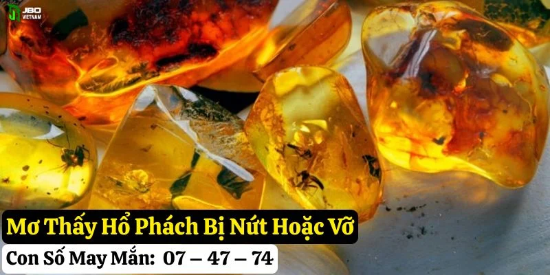 mơ thấy hổ phách