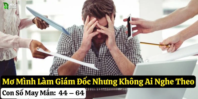 mơ mình làm giám đốc