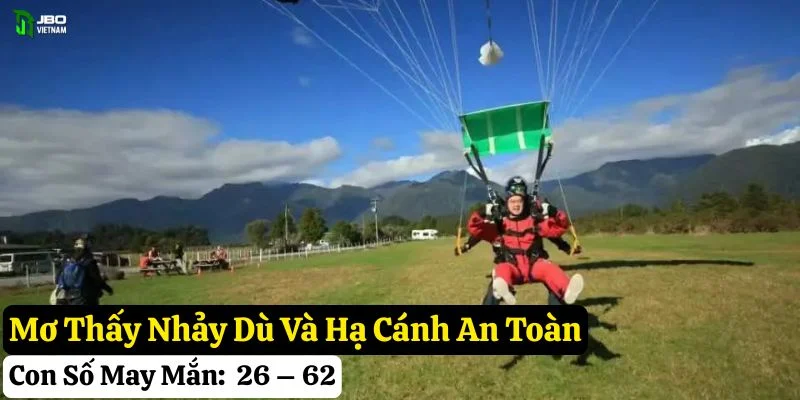 mơ thấy nhảy dù